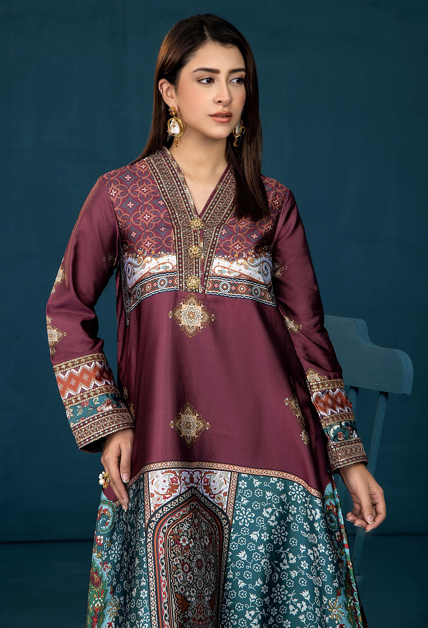 Shamoz Silk Kurti 0064