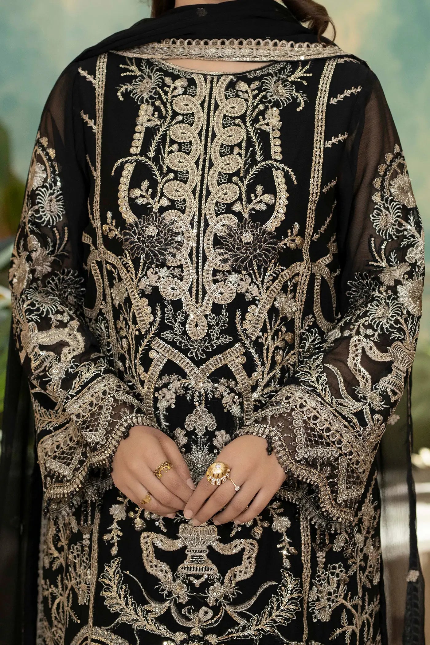 SEMI-STITCHED CHIFFON 0095